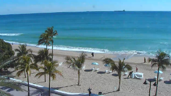 pulmón Gigante Hombre rico Fort Lauderdale Webcam - The Best Live Beach Cams on The Planet